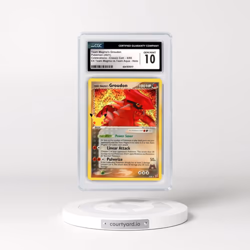 2021 Celebrations - Classic Collection #9/95 Team Magma's Groudon - EX Team Magma vs.Team Aqua Holo
