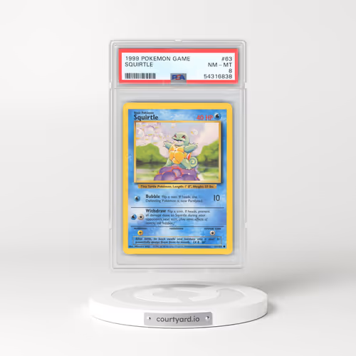 1999 Pokémon Game #63 Squirtle (PSA 8 NM-MT)