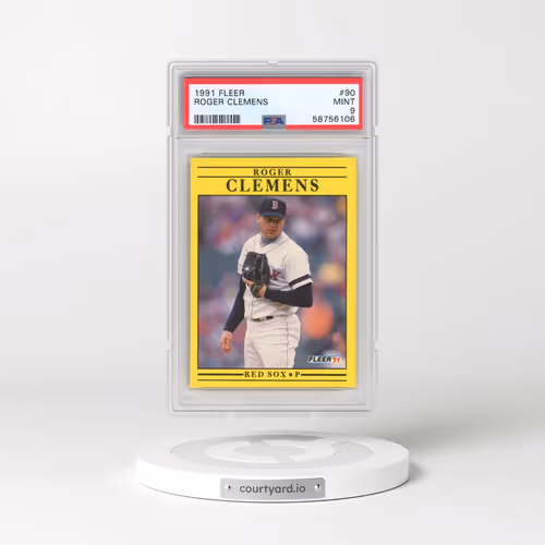 1991 Fleer #90 Roger Clemens (PSA 9 MINT)