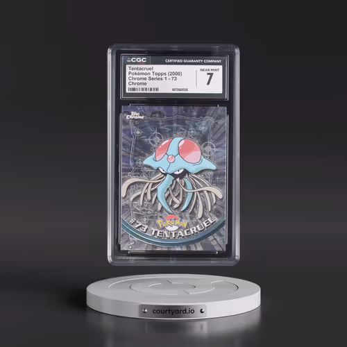 2000 Chrome Series 1 #73 Tentacruel - Chrome (Topps Chrome Stamp on Front of Card) (CGC 7 NM)