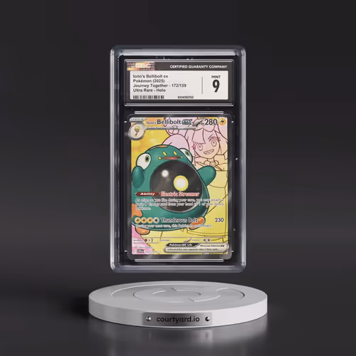 2025 Pokémon Jtg EN-Journey Together #172 Iono's Bellibolt EX - Holo Ultra Rare (CGC 9 MINT)