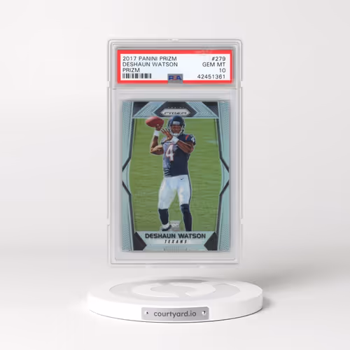 2017 Panini Prizm #279 Deshaun Watson - Prizm (PSA 10 GEM MINT)
