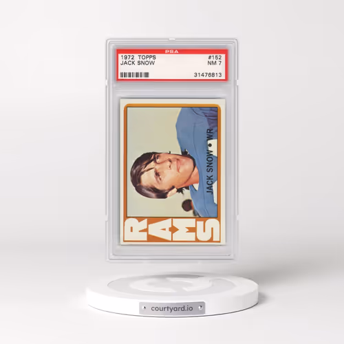 1972 Topps #152 Jack Snow (PSA 7 NM)