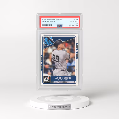 2017 Panini Donruss #38 Aaron Judge (PSA 10 GEM MINT)