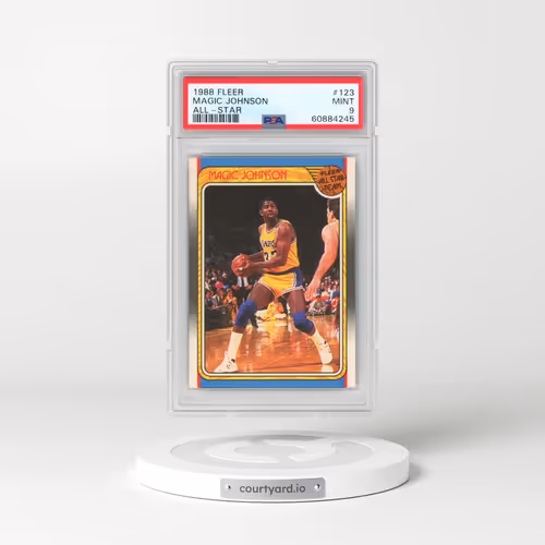 1988 Fleer #123 Magic Johnson - All-Star (PSA 9 MINT)