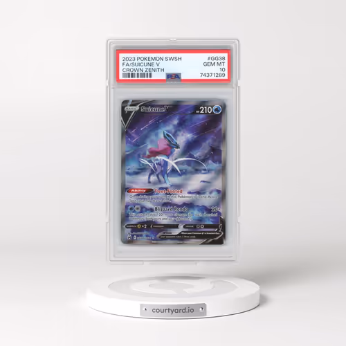 2023 Pokémon Sword and Shield Crown Zenith #GG38 Suicune V - Holo Full Art (PSA 10 GEM MINT)