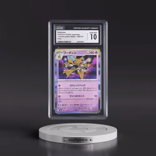 2024 Transformation Mask #049/101 Alakazam - Holo (CGC 10 GEM MINT)