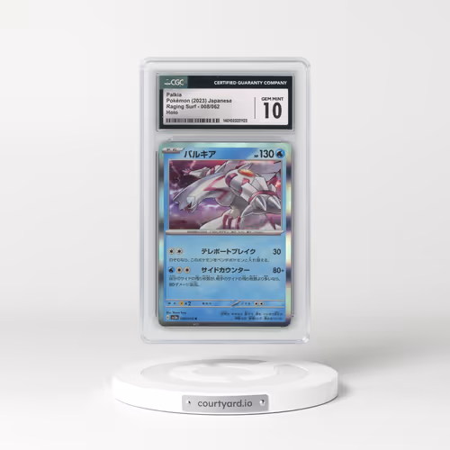 2023 Raging Surf #008/062 Palkia - Holo (CGC 10 GEM MINT)