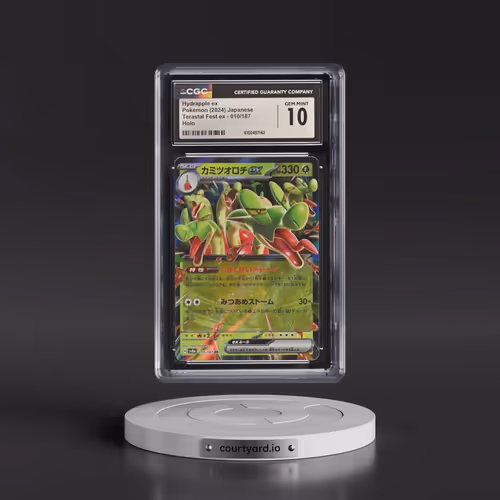 2024 High Class Pack: Terastal Fest ex - sv8a #010/187 Hydrapple ex - Holo (CGC 10 GEM MINT)