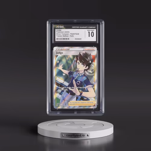 2022 Silver Tempest #TG25/TG30 Judge - Trainer Gallery Holo (CGC 10 GEM MINT)