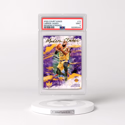 2020 Panini Court Kings Modern Strokes #13 LeBron James (PSA 9 MINT)