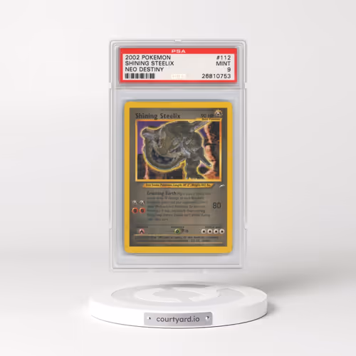 2002 Pokémon Neo Destiny #112 Shining Steelix - Holo (PSA 9 MINT)