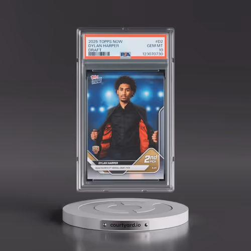 2025 Topps Now Draft #D2 Dylan Harper (PSA 10 GEM MINT)