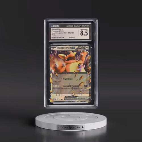 2023 Scarlet & Violet 151 - MEW EN #115/165 Kangaskhan ex (CGC 8.5 NM-MT+)