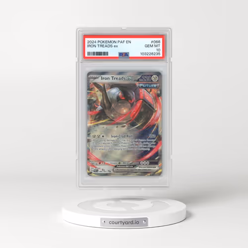2024 Pokémon Paf EN-Paldean Fates #066 Iron Treads EX - Holo (PSA 10 GEM MINT)