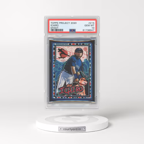 2020 Topps Project 2020 #215 Efdot/Ichiro (PSA 10 GEM MINT)