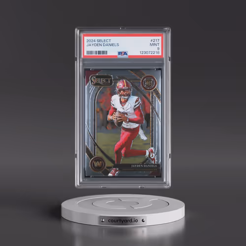2024 Panini Select #217 Jayden Daniels (PSA 9 MINT)
