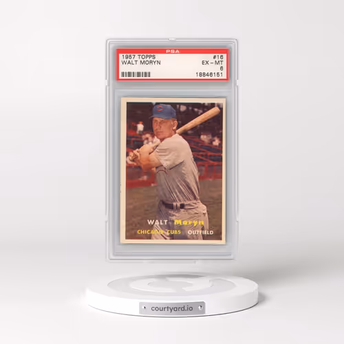 1957 Topps #16 Walt Moryn (PSA 6 EX-MT)