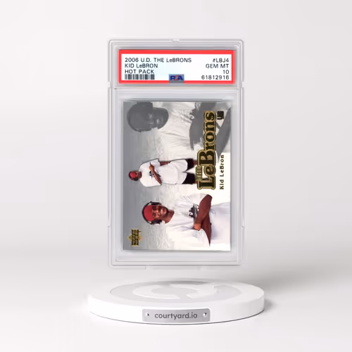 2006 Upper Deck the LeBrons #LBJ4 Kid LeBron - Hot Pack (PSA 10 GEM MINT)