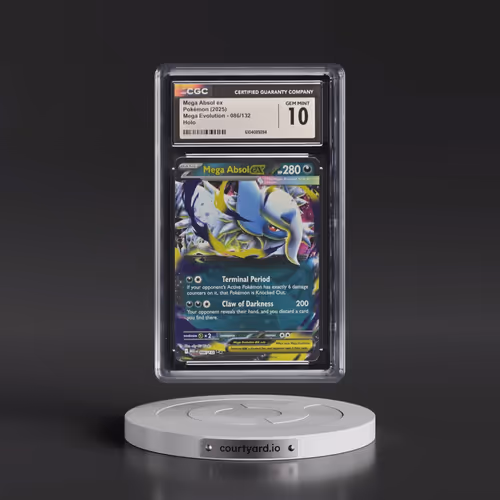 2025 Mega Evolution - MEG EN #086/132 Mega Absol ex - Holo (CGC 10 GEM MINT)