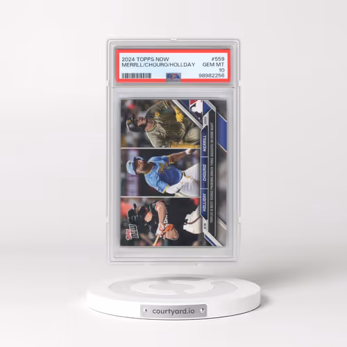 2024 Topps Now #559 Jackson Chourio/Jackson Holliday/Jackson Merrill (PSA 10 GEM MINT)