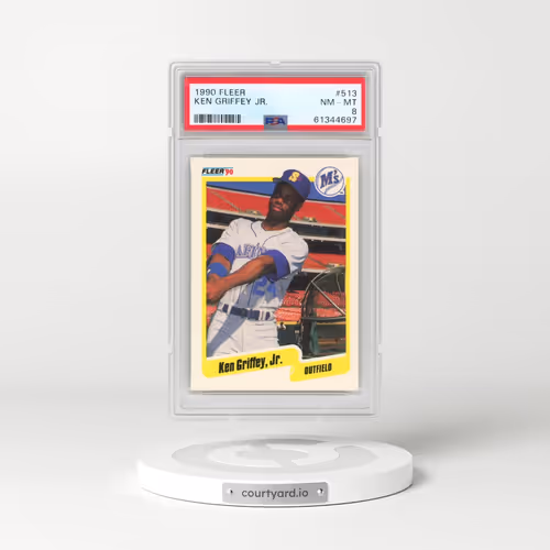 1990 Fleer #513 Ken Griffey Jr (PSA 8 NM-MT)