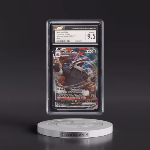 2022 Brilliant Stars #097/172 Aggron VMAX - Holo (CGC 9.5 MINT+)