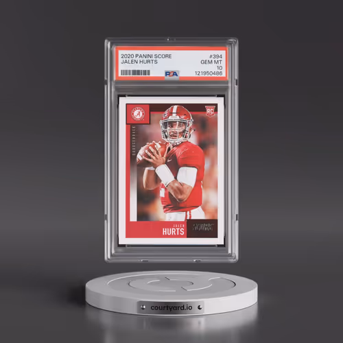 2020 Panini Score #394 Jalen Hurts (PSA 10 GEM MINT)