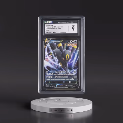 2021 Eevee Heroes #047/069 Umbreon V - Holo (CGC 9 MINT)