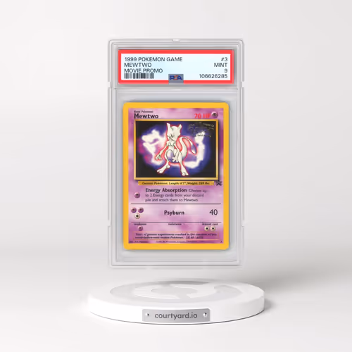 1999 Pokémon Game Movie #3 Mewtwo - Movie Promo (PSA 9 MINT)