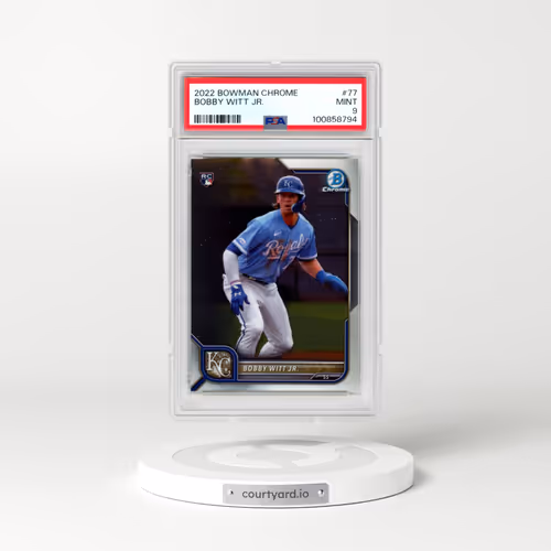 2022 Bowman Chrome #77 Bobby Witt Jr. (PSA 9 MINT)