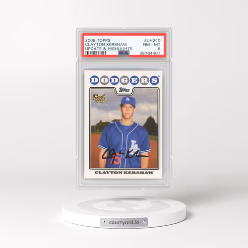 2008 Topps Update & Highlights #UH240 Clayton Kershaw (PSA 8 NM-MT)