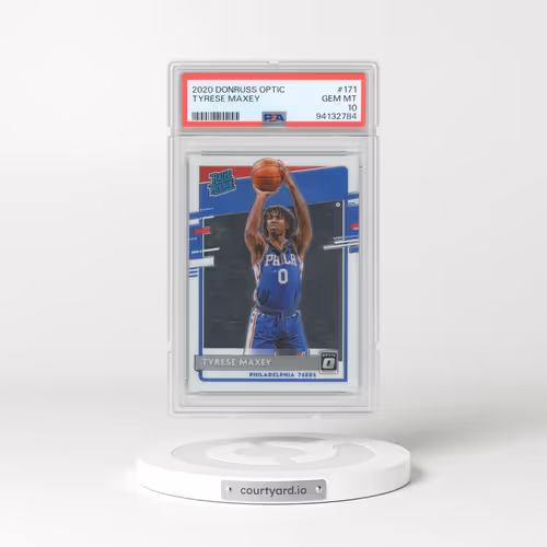 2020 Panini Donruss Optic #171 Tyrese Maxey (PSA 10 GEM MINT)