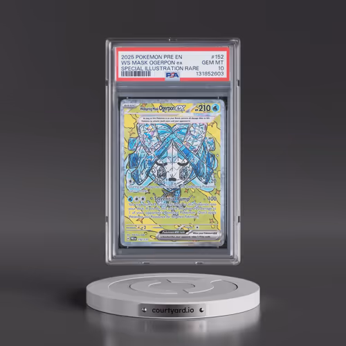 2025 Pokémon Pre EN-Prismatic Evolutions #152 Wellspring Mask Ogerpon EX - Holo Special Illustration