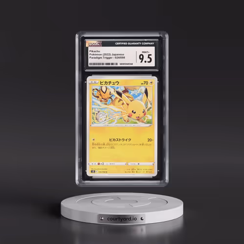 2022 Pokémon Sword & Shield Paradigm Trigger #024 Pikachu (CGC 9.5 MINT+)