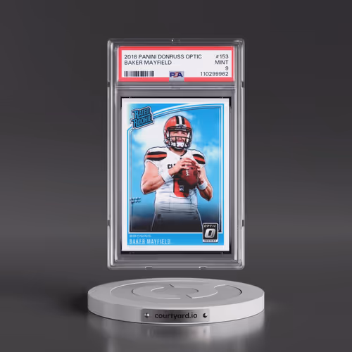 2018 Panini Donruss Optic #153 Baker Mayfield (PSA 9 MINT)
