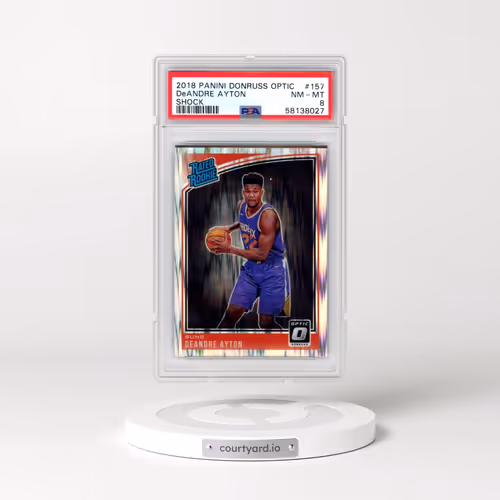 2018 Panini Donruss Optic #157 DeAndre Ayton - Shock (PSA 8 NM-MT)