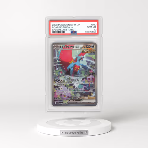 2023 Pokémon Sv4k-Ancient Roar #090 Roaring Moon EX - Holo Special Art Rare (PSA 10 GEM MINT)