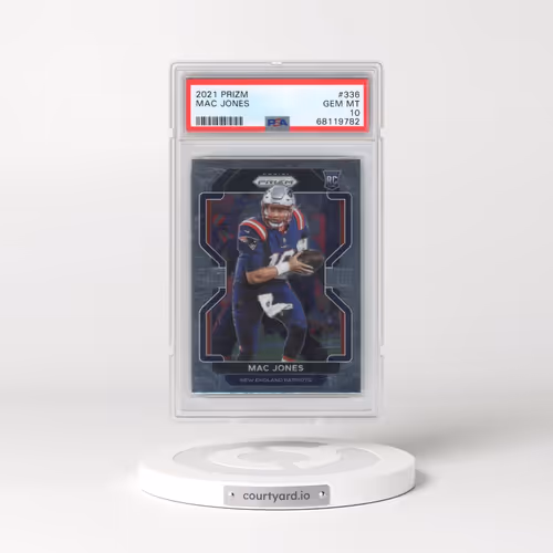 2021 Panini Prizm #336 Mac Jones (PSA 10 GEM MINT)