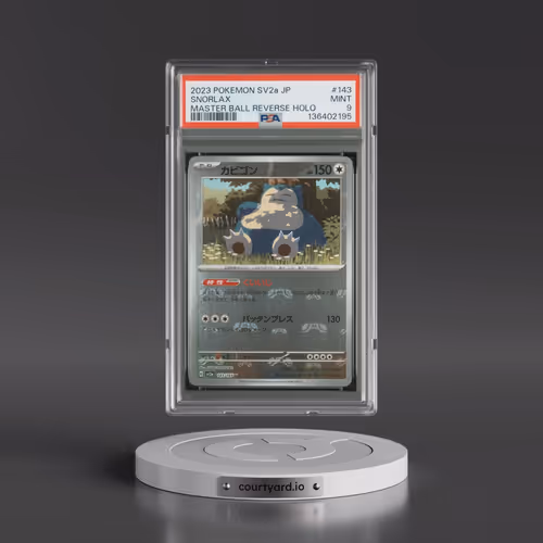 2023 Pokémon Sv2a-Pokémon 151 #143 Snorlax - Reverse Holo Master Ball (PSA 9 MINT)