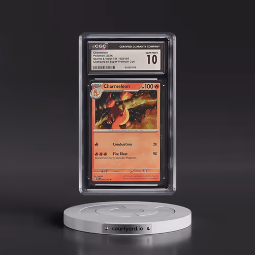 2024 Pokémon Mew EN-151 #005 Charmeleon - Charizard EX Super-Premium Collection (CGC 10 GEM MINT)