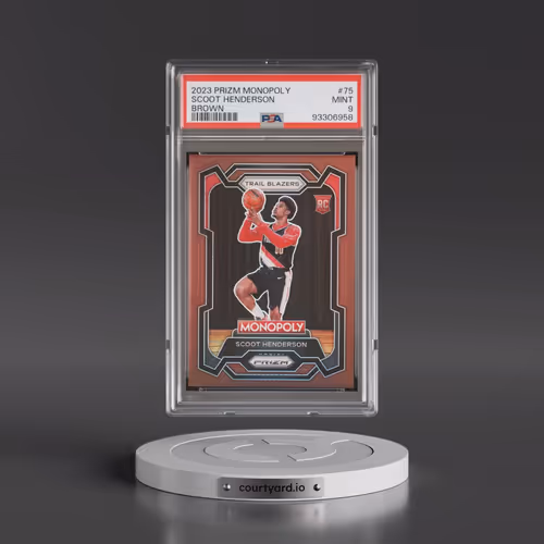 2023 Panini Prizm Monopoly #75 Scoot Henderson - Brown (PSA 9 MINT)