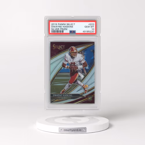 2019 Panini Select #223 Dwayne Haskins - Silver Prizm (PSA 10 GEM MINT)