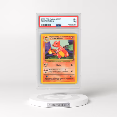 1999 Pokémon Game #24 Charmeleon (PSA 7 NM)