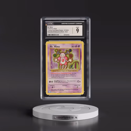2023 Pokémon Clb-Trading Card Game Classic Blastoise & Suicune EX Deck #013 Mr. Mime (CGC 9 MINT)