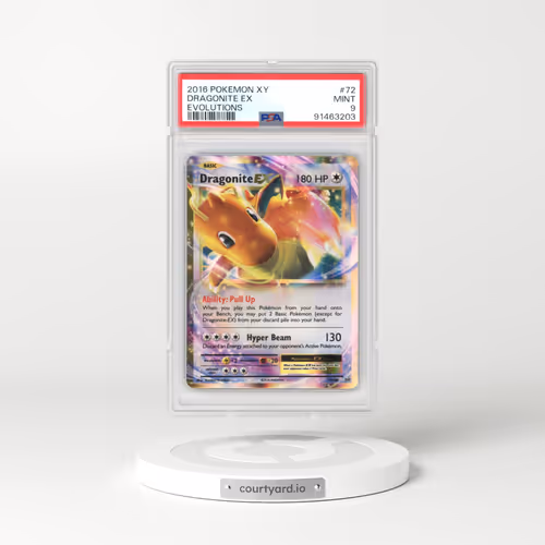 2016 Evolutions #72 Dragonite EX - Holo (PSA 9 MINT)