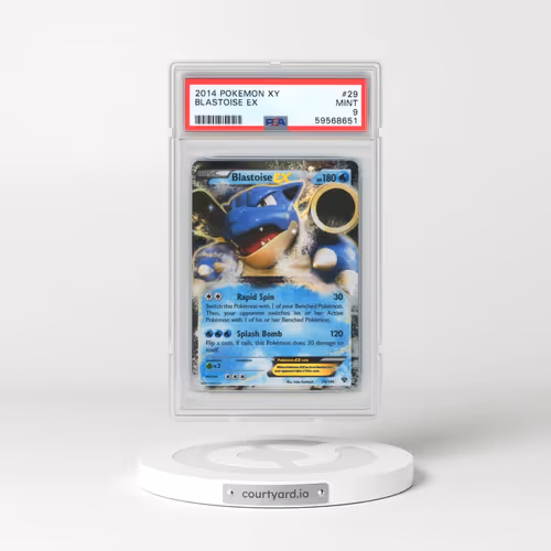 2014 Pokémon XY #29 Blastoise EX - Holo (PSA 9 MINT)