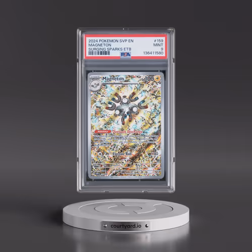 2024 Pokémon Svp EN-SV Black Star Promo #159 Magneton - Surging Sparks Elite Trainer Box (PSA 9 MINT