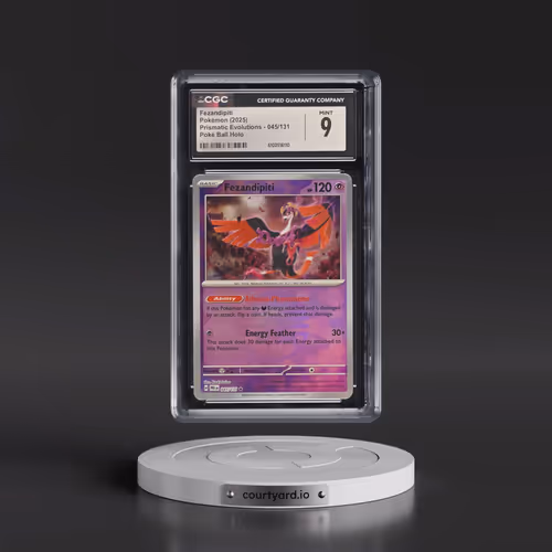 2024 Prismatic Evolutions - PRE EN #045/131 Fezandipiti - Poké Ball Holo (CGC 9 MINT)