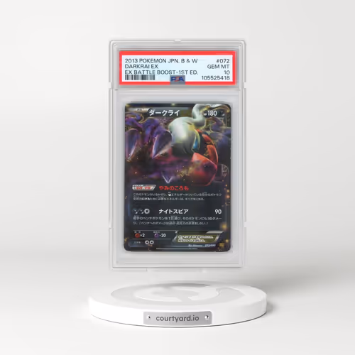 2013 Pokémon Black & White EX Battle Boost #072 Darkrai EX - 1st Edition Holo (PSA 10 GEM MINT)